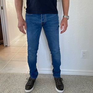 Mens TOPMAN Denim Jeans, size 32R,